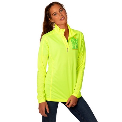Zorrel® Ladies Boston Syntrel™ Quarter Zip Sweater