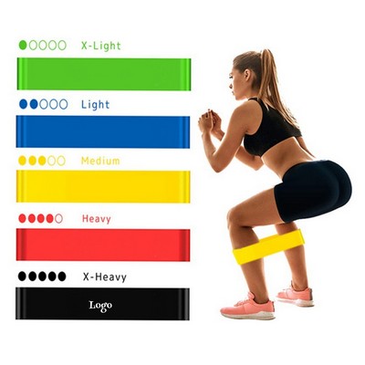 5" 1 Exercise Loop Latex Elastic Resistance Band Set