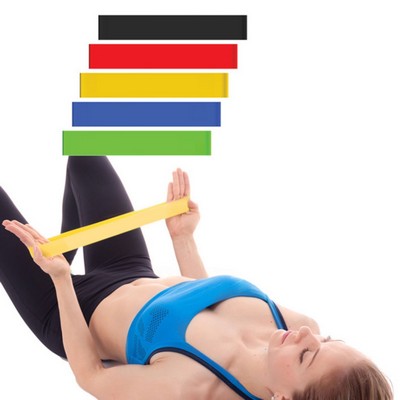 5" 1 Exercise Loop Latex Elastic Resistance Band Set