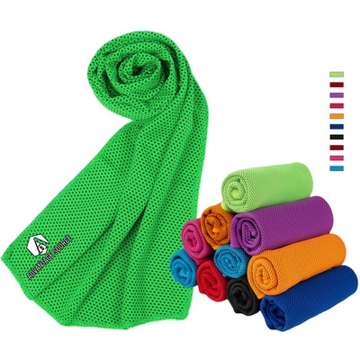 Cooling Sports Towel Quick Dry Ice Yoga Towel for Outdoor Use
